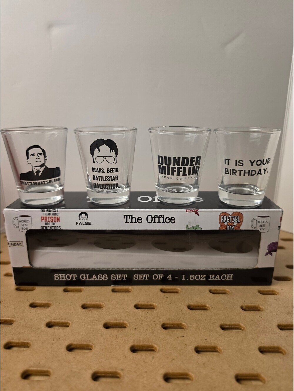 The Office shot glass gift set